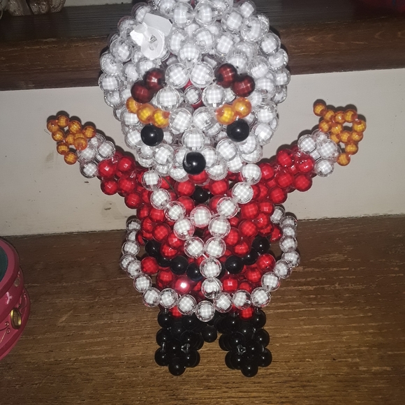 Teddy Best Dsnts large beaded handmade free standing ewwww